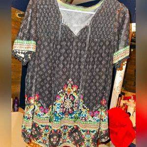 Womens bohemian style blouse